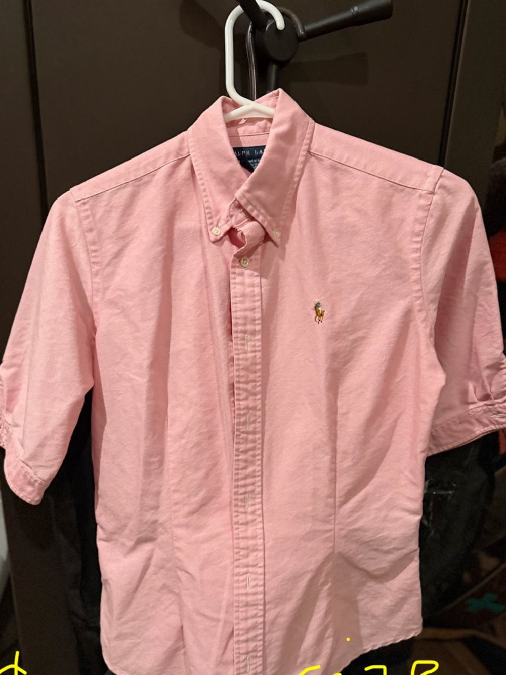 Polo by Ralph Lauren Pink Short-Sleeve Button-Down Shirt